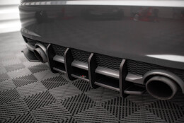 Street Pro Heckschürze Heck Ansatz Diffusor passend für Audi TT S-Line 8S SCHWARZ