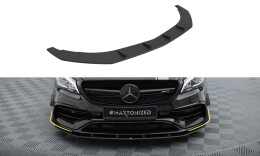 Street Pro Cup Spoilerlippe Front Ansatz passend für Mercedes-AMG CLA 45 Aero C117 Facelift rot