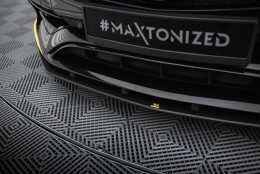 Street Pro Cup Spoilerlippe Front Ansatz passend für Mercedes-AMG CLA 45 Aero C117 Facelift rot