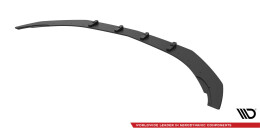 Street Pro Cup Spoilerlippe Front Ansatz passend für Mercedes-AMG CLA 45 Aero C117 Facelift rot