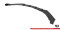 Street Pro Cup Spoilerlippe Front Ansatz passend für Mercedes-AMG CLA 45 Aero C117 Facelift SCHWARZ+ HOCHGLANZ FLAPS