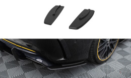 Street Pro Heck Ansatz Flaps Diffusor passend für Mercedes-AMG CLA 45 C117 Facelift mit AERO Paket SCHWARZ