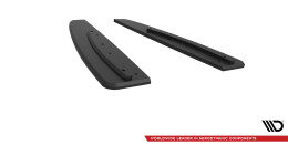Street Pro Heck Ansatz Flaps Diffusor passend für Mercedes-AMG CLA 45 C117 Facelift mit AERO Paket SCHWARZ