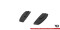 Street Pro Heck Ansatz Flaps Diffusor passend für Mercedes-AMG CLA 45 C117 Facelift mit AERO Paket SCHWARZ