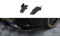 Street Pro Heck Ansatz Flaps Diffusor passend für Mercedes-AMG CLA 45 C117 Facelift mit AERO Paket SCHWARZ+ HOCHGLANZ FLAPS