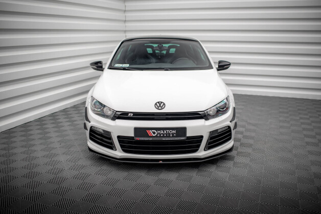 Street Pro Cup Spoilerlippe Front Ansatz passend für VW Scirocco R Mk3 SCHWARZ