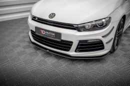 Street Pro Cup Spoilerlippe Front Ansatz für Volkswagen Scirocco R Mk3 ROT