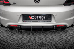 Street Pro Heckschürze Heck Ansatz Diffusor für Volkswagen Scirocco R Mk3 ROT