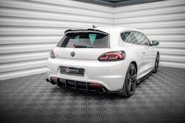 Street Pro Heckschürze Heck Ansatz Diffusor für Volkswagen Scirocco R Mk3 ROT