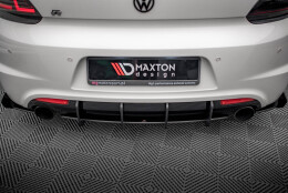 Street Pro Heckschürze Heck Ansatz Diffusor passend für VW Scirocco R Mk3 rot