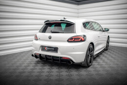 Street Pro Heckschürze Heck Ansatz Diffusor passend für VW Scirocco R Mk3 rot