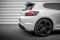Street Pro Heck Ansatz Flaps Diffusor für Volkswagen Scirocco R Mk3 SCHWARZ+ HOCHGLANZ FLAPS