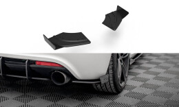 Street Pro Heck Ansatz Flaps Diffusor passend für VW Scirocco R Mk3 rot+ Hochglanz Flaps