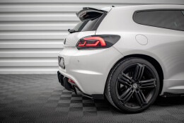 Street Pro Heck Ansatz Flaps passend für VW Scirocco R Mk3 rot+ Hochglanz Flaps