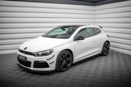 Street Pro Seitenschweller Ansatz Cup Leisten für Volkswagen Scirocco R Mk3 schwarz