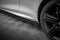 Street Pro Seitenschweller Ansatz Cup Leisten für Volkswagen Scirocco R Mk3 SCHWARZ+ HOCHGLANZ FLAPS