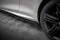 Street Pro Seitenschweller Ansatz Cup Leisten passend für VW Scirocco R Mk3 SCHWARZ+ HOCHGLANZ FLAPS