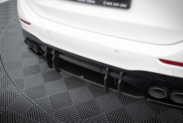 Street Pro Heckschürze Heck Ansatz Diffusor passend für Mercedes-AMG C 43 W206 rot
