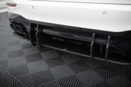 Street Pro Heckschürze Heck Ansatz Diffusor passend für Mercedes-AMG C 43 W206 rot