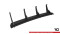 Street Pro Heckschürze Heck Ansatz Diffusor passend für Audi S3 Sportback / Hatchback 8V SCHWARZ