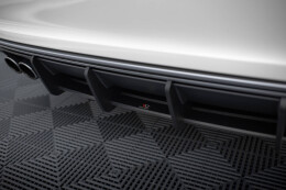 Street Pro Heckschürze Heck Ansatz Diffusor für Audi S3 Sportback / Hatchback 8V ROT