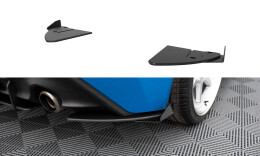 Street Pro Heck Ansatz Flaps Diffusor V.1 für Toyota GR86 Mk1 schwarz+ Hochglanz Flaps