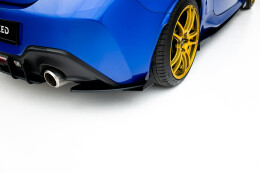 Street Pro Heck Ansatz Flaps Diffusor V.1 passend für Toyota GR86 Mk1 SCHWARZ+ HOCHGLANZ FLAPS