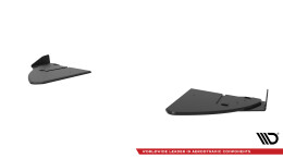 Street Pro Heck Ansatz Flaps Diffusor V.1 passend für Toyota GR86 Mk1 SCHWARZ+ HOCHGLANZ FLAPS