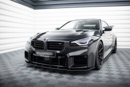 Street Pro Cup Spoilerlippe Front Ansatz V.1 für BMW M2 G87 SCHWARZ