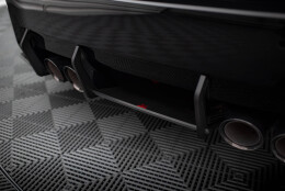 Street Pro Heckschürze Heck Ansatz Diffusor passend für BMW M2 G87 SCHWARZ