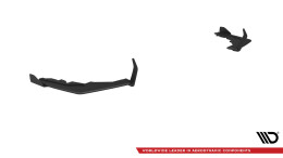 Street Pro Heck Ansatz Flaps V.1 passend für BMW M2 G87 schwarz Hochglanz