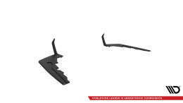 Street Pro Heck Ansatz Flaps Diffusor V.1 + Flaps passend für BMW M2 G87 schwarz Hochglanz SCHWARZ