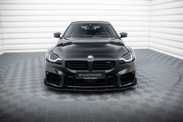 Street Pro Cup Spoilerlippe Front Ansatz V.2 passend für BMW M2 G87 SCHWARZ