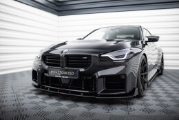 Street Pro Cup Spoilerlippe Front Ansatz V.2 passend für BMW M2 G87 SCHWARZ