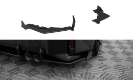 Street Pro Heck Ansatz Flaps Diffusor V.2 passend für BMW M2 G87 SCHWARZ