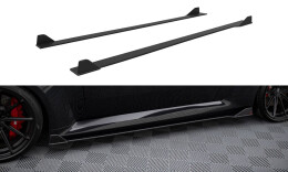 Street Pro Seitenschweller Ansatz Cup Leisten V.2 passend für BMW M2 G87 SCHWARZ