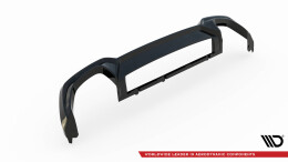 Heck Ansatz Diffusor passend für BMW M340i G20 / G21 schwarz Hochglanz mit AHK
