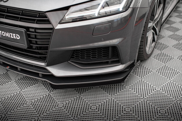 Front Stoßstange Flaps passend für Audi TT S / S-Line 8S FLAPS HOCHGLANZ