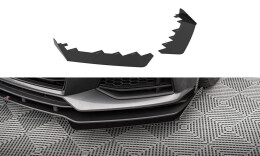Front Stoßstange Flaps passend für Audi TT S / S-Line 8S schwarz Hochglanz