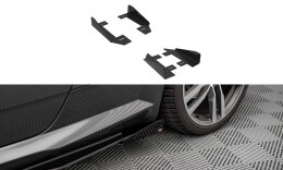 Seitenschweller Flaps für Audi TT S / S-Line 8S schwarz Hochglanz