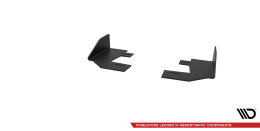 Hintere Seiten Flaps für Mercedes-AMG CLA 45 C117 Facelift schwarz Hochglanz