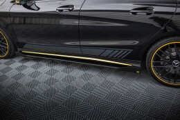 Seitenschweller Flaps passend für Mercedes-AMG CLA 45 C117 Facelift FLAPS HOCHGLANZ