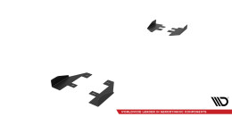 Seitenschweller Flaps passend für Mercedes-AMG CLA 45 C117 FL schwarz Hochglanz