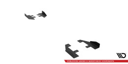 Seitenschweller Flaps passend für Mercedes-AMG CLA 45 C117 FL schwarz Hochglanz