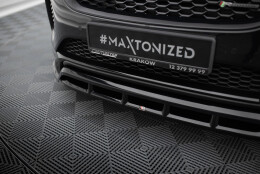 Cup Spoilerlippe Front Ansatz passend für Jaguar E-Pace R-Dynamic Mk1 schwarz Hochglanz