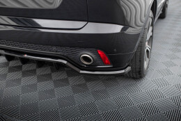 Mittlerer Cup Diffusor Heck Ansatz DTM Look passend für Jaguar E-Pace R-Dynamic Mk1 schwarz Hochglanz