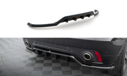 Mittlerer Cup Diffusor Heck Ansatz DTM Look passend für Jaguar E-Pace R-Dynamic Mk1 schwarz Hochglanz