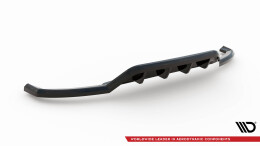 Mittlerer Cup Diffusor Heck Ansatz DTM Look passend für Jaguar E-Pace R-Dynamic Mk1 schwarz Hochglanz
