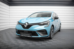 Cup Spoilerlippe Front Ansatz V.1 passend für Renault Clio R.S. Line Mk5 schwarz Hochglanz