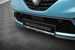 Cup Spoilerlippe Front Ansatz V.1 passend für Renault Clio R.S. Line Mk5 schwarz Hochglanz